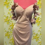 Cinderella Divine Side slit satin pink Prom Dress size 10 Photo 4