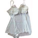 Linea Donatella White Lace Trimmed Babydoll Pearls Padded underwire Teddy 🔥 Photo 3