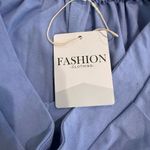 Elegant Blue and White Sleeveless Short Set Size L Photo 6