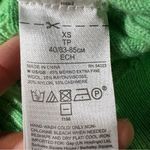 Banana Republic  x Flipucci Lime Green Cable Knit Crewneck Sweater Merino Wool XS Photo 3