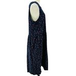 Eddie Bauer Vintage Floral Corduroy Prairie Sleeveless Midi Dress Size Large Photo 2