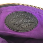 Helena de Natalio Leather Black Gold Giselle Snakeskin Clutch Purse Photo 5