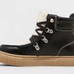 Universal Threads Universal Thread Kimber Sherpa Tongue Boots BLACK Women’s Size 9 Memory Foam Photo 3