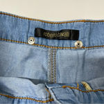 Roberto Cavalli Chambray Blue Wide Leg Pant Size 40 / 4 Photo 8