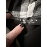 EA Selection Buffalo Plaid Hoodie Women's Size L Black Size L Photo 4