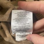 Ellen Tracy tan cheetah print sweater lightweight size S Photo 11