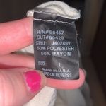 Avenue of the Stars beautiful beaded diamond sheer long sleeve blouse White Size L Photo 8