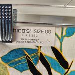 Chico's NWT Womens So Slimming Juliet Santa Ponsa Straight Crop Pants 00 2 Photo 3