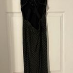 Free People  grey gold metallic cut out dress Photo 2