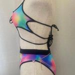 Tie Dye Strappy Rave Festival Set (Small/medium) Photo 2