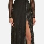 The Jetset Diaries Fiesta Faux Wrap Maxi Dress Black Sequin & Beaded XS Photo 0