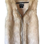 Kensie  Faux Fur Zip-up Vest Photo 0