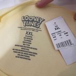 Looney Tunes NWT XXL Cami Dress Yellow Ribbed Knit TShirt Casual Y2K Twee Streetwear Photo 4