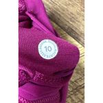 Lululemon  Wunder Train Women Sz 10 High-Rise‎ Tight 25" Leggings Magenta Purple Photo 2