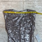 ASTR the Label Women’s Small Silver Sequin Sleeveless Dress Disco Party Cocktail Photo 1