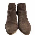 Alfani Adison Women’s Suede Leather Brown Booties Size 9.5 M 2” heel Photo 0