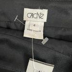 Cache Caché Black Silk Skirt Gold Lace Overlay Y2K Cocktail Whimsigoth Size 4 NWT Photo 1