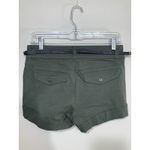 Bebop  Women’s Olive Green Cuffed Shorts W/Black Belt Size 5 NWT Photo 4