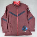Obermeyer New‎  Shimmer Fleece Jacket Long Sleeve Hiking Size XL Lightweight Red Photo 0