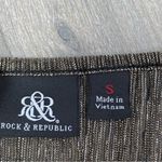 Rock & Republic Metallic Crinkle Shift Party Dress Silver Small Photo 8