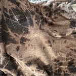 Clayton  Brown and Black Tie-Dye Turtleneck Crop Top Photo 2