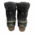 Sorel NEW slimpack II Lace Up Waterproof Boots Wedge Heel Black Size 6 Photo 5