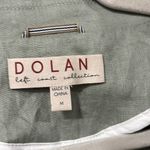 Anthropologie Dolan 100% linen babydoll sage green blazer size M Size M Photo 4