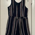 Olive & Oak  navy striped driftwood dreamer romper size M Photo 5