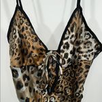 Leopard Print Bodysuit Brown Size undefined Photo 4