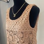 Kori Lace Sleeveless Dress in Beige small Photo 1