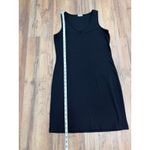 Danskin Black Ribbed Supplex Nylon Slip Dress Medium Made in USA Photo 5