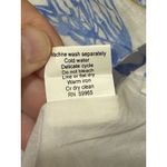 HIHO Women's Linen Cotton Fish Print Sleeveless Midi Dress Tortola BVI Size M Blue Size M Photo 6