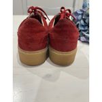 Post Xchange Suede Sneakers Casual Shoes Gum Soles Red‎ Size 38 Red Photo 2