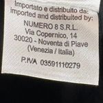 Sun68 Womens Viscose Wide Leg Drawstring Pants Black Relaxed Beach Size Medium Photo 5