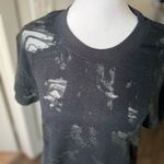 IRO  green and Gray Short Sleeve distressed Tee Photo 7