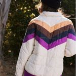 Free People New! FP Movement by X Hatch Pippa Puffer Jacket Size Medium Ivory Photo 1