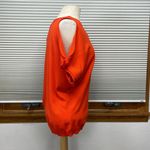 Joseph A  NWT Orange Grenadine Cold Shoulder Short Sleeve Lightweight Sweater Photo 2