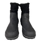 Jbu  Gabriella Water Resistant Snow Rain Boots 10W Wide Black Quilted Side Zip Photo 2