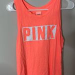PINK - Victoria's Secret Pink Victoria Secret Bright Neon Coral Tank Muscle Top Tee Excellent Condition Photo 0