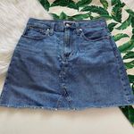 Madewell Rigid Denim A-Line Mini Skirt Photo 1