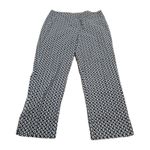 CAbi  Women's Geometric Print Cropped Ankle Pants‎ Cotton Blend Style #877 Size 8 Photo 0