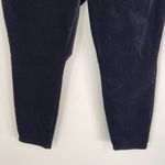  Black Velvet Skinny Pants NWT Size 33 Gap Velvet Pants Photo 2