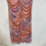 BB Dakota by Steve Madden Keep Me Wild Sleeveless Ruched Bodycon Dress Size S Orange Photo 4