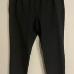 Eileen Fisher Pants Knit Slacks Pull On Elastic Waist Stretch Dark Gray Plus 1X Photo 0