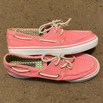 Sperry Womens  Top-Sider‎ Bahama Canvas Boat Shoes Pink White Size 6.5 Photo 1