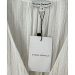 Karina Grimaldi NEW/NWT  Revolve KARLA White Metallic Midi Dress Size Small Photo 8