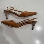 Joie  Tan Suede Slingback Heels Size 38 Photo 1