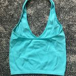 Glassons Blue  halter Top Photo 2
