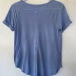 Lululemon Open Up Tie
Back Tee Black/Hy-drangea Blue Photo 1