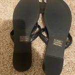 Cato New With Tag  Blsck & Gold Sandals Size 9 M Photo 3